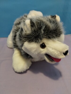 VTG 1978 Animal Express Plush Full-body Puppet Wolf, Dog Siberian Husky 10 