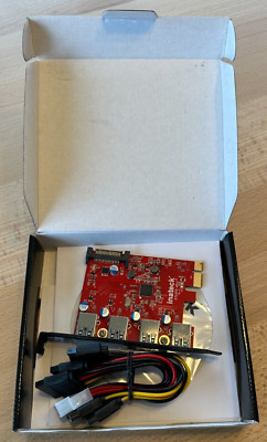 PCI-e Express-Controler-Karte mit 4 x USB 3.0-Anschlüssen (Inateck)