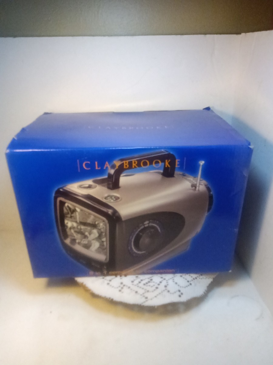 Vintage 2003 Claybrooke 5-in-1 TV Companion-TV, AM/FM Radio