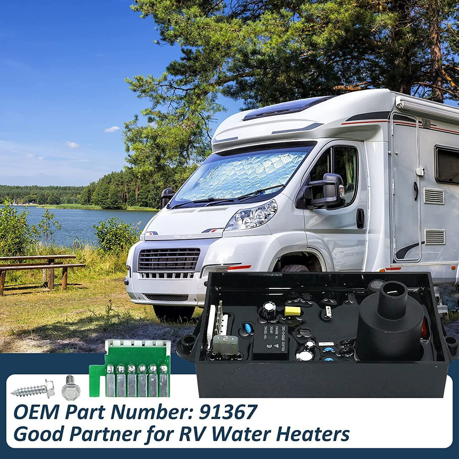 RV Water Heater Control Board For Atwood GC6AA8E/GC6AA9E/GCH10A2E