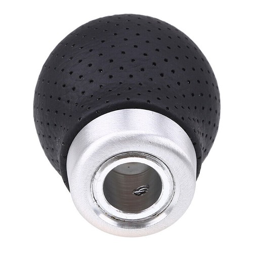5 Speed PU Leather Manual Gear Shift Knob For FIAT 500 ABARTH PUNTO Universal BM - Afbeelding 6 van 6