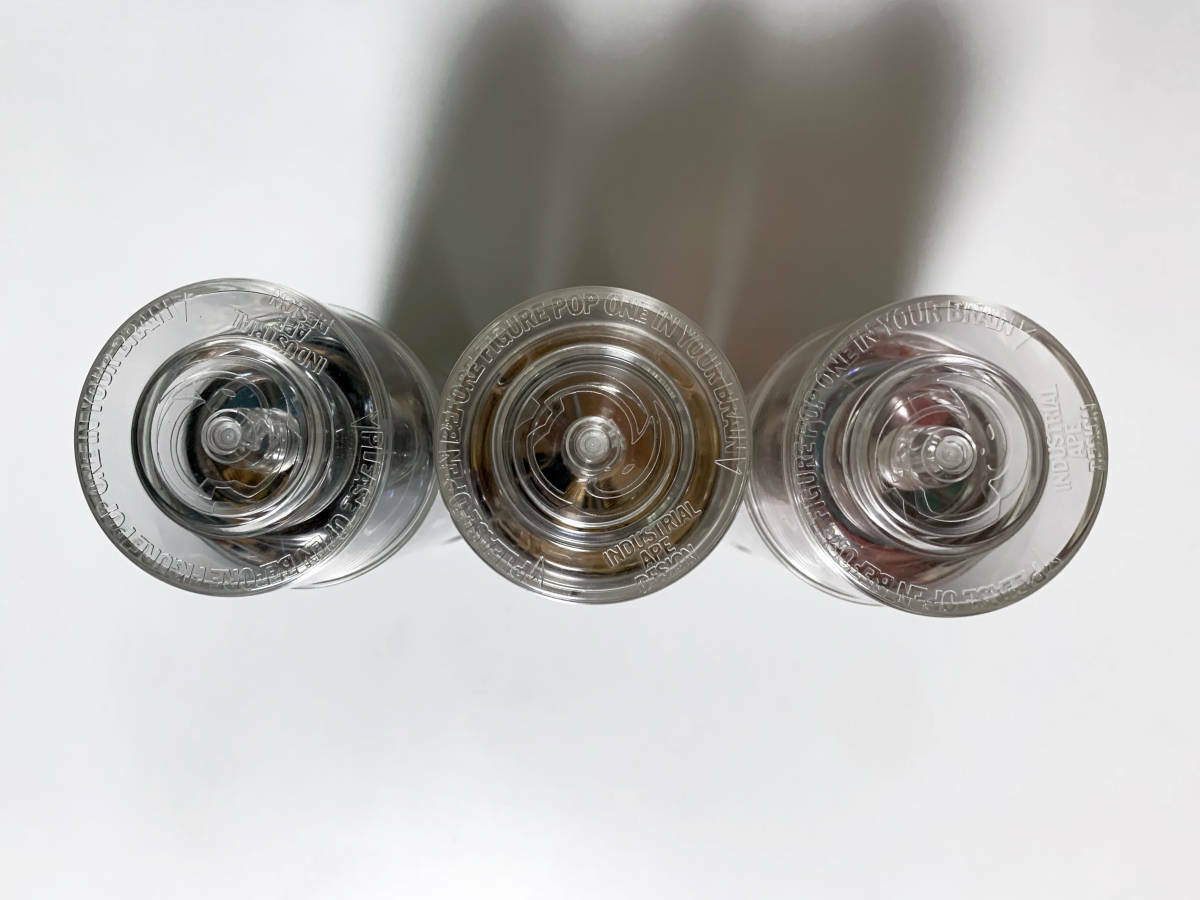 BAPEフィギュア ape フューチュラ　3缶セット FUTURA BAPE x Futura Figure 3 set1. EL NIGO; 2. POINTMAN; 3. LE JAMES