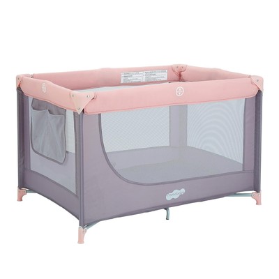 Pamo Babe Portable Crib Mattress Baby Playards - Pink