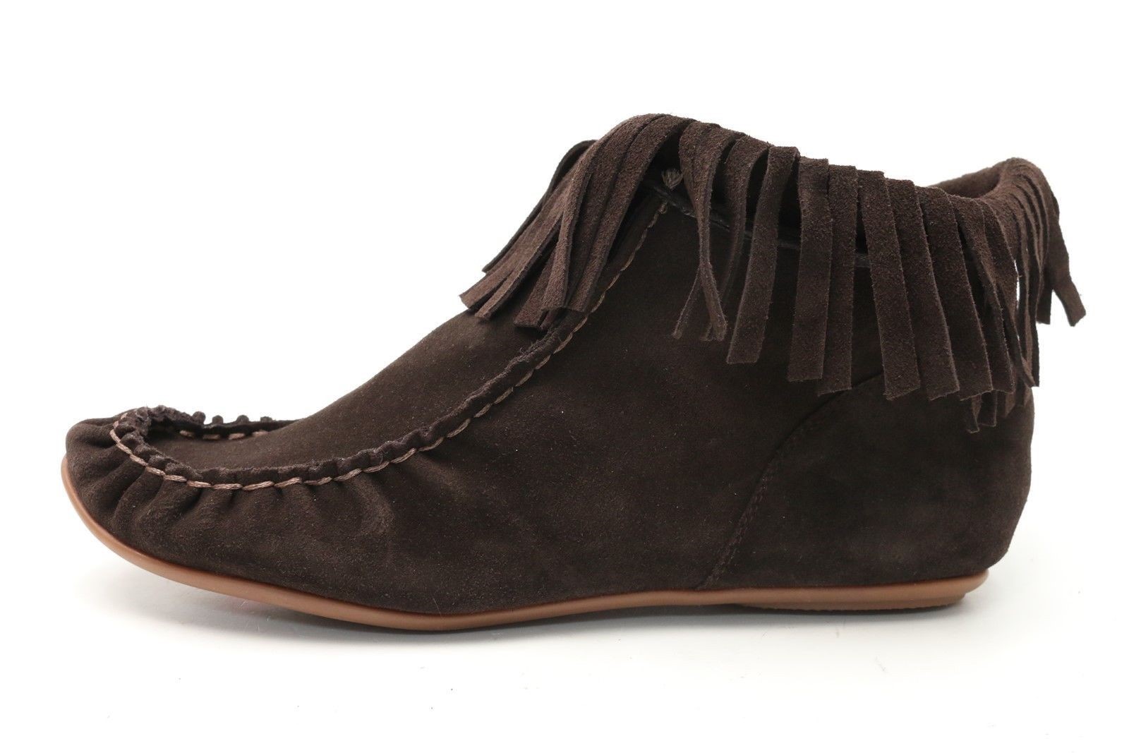 Damenschuhe BETTYE MULLER Braun suede moccasin ankle boots sz. 9 M NEU 160 Damenschuhe BETTYE MULLER Braun suede moccasin ankle boots sz. 9 M NEU 160
