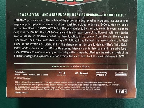 World War II 360* (5 Blu-rays) 2010, MINT CONDITION, FACTORY SEALED, Ohio seller - Picture 4 of 5