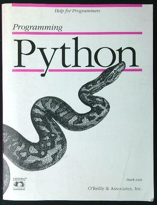 PROGRAMMIERUNG PYTHON + CD ROM LUTZ MARK O'REILLY 1996 \