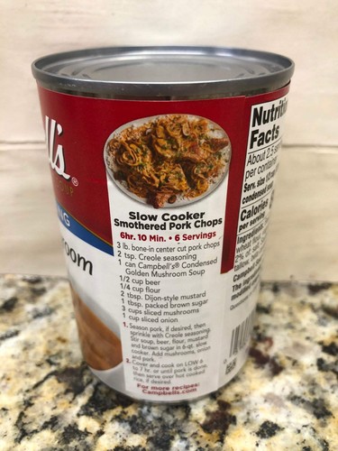 8 CANS Campbell's Condensed Golden Mushroom Soup 10.5 oz Can - 第 3/6 張圖片