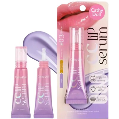 Cathy doll CC lip Serum Color Corrector Tightening 03 Grape 2 x 10 g.