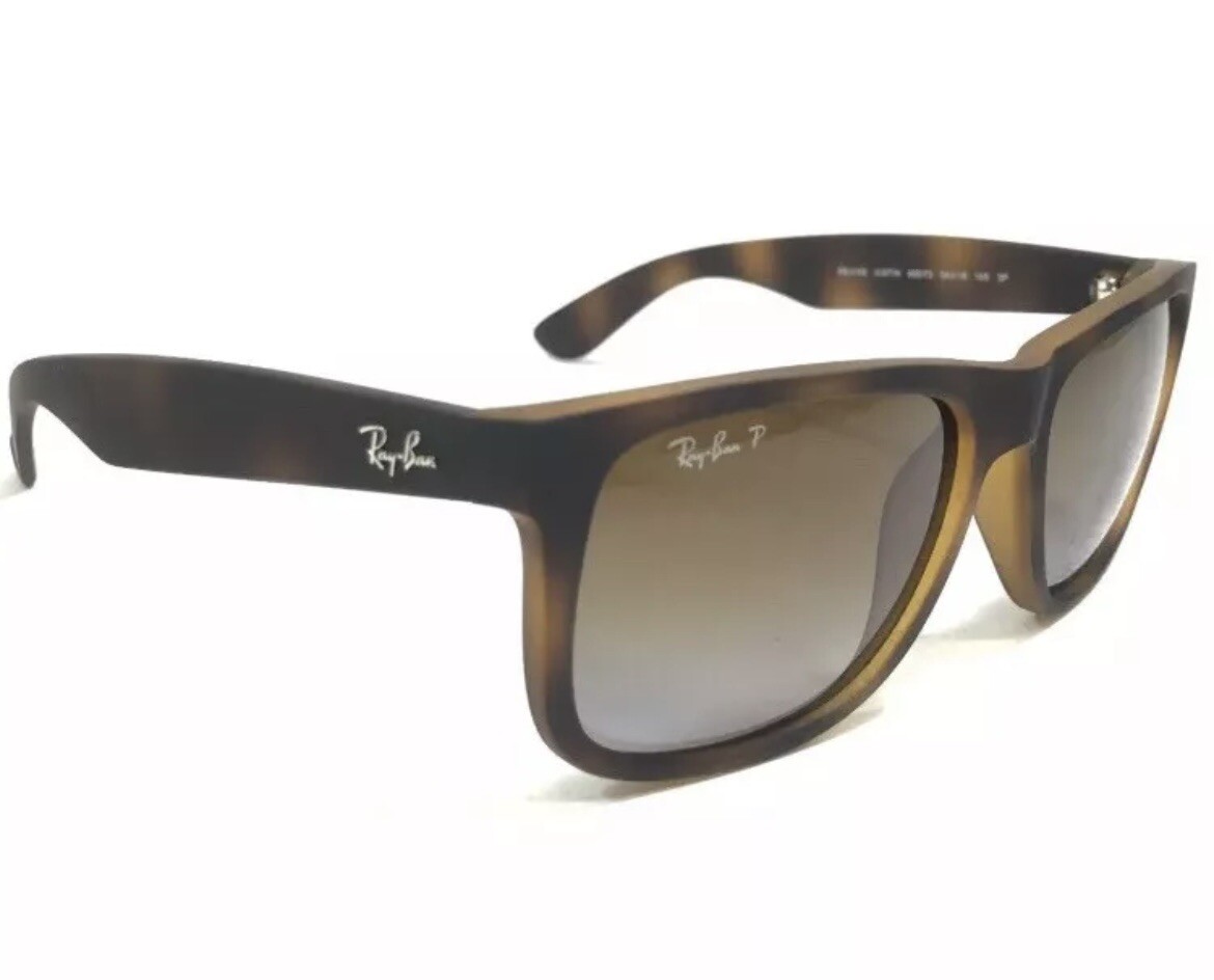 Ray-Ban Justin RB4165 Tortoise Matte / Brown Gradient Polarized Sunglasses
