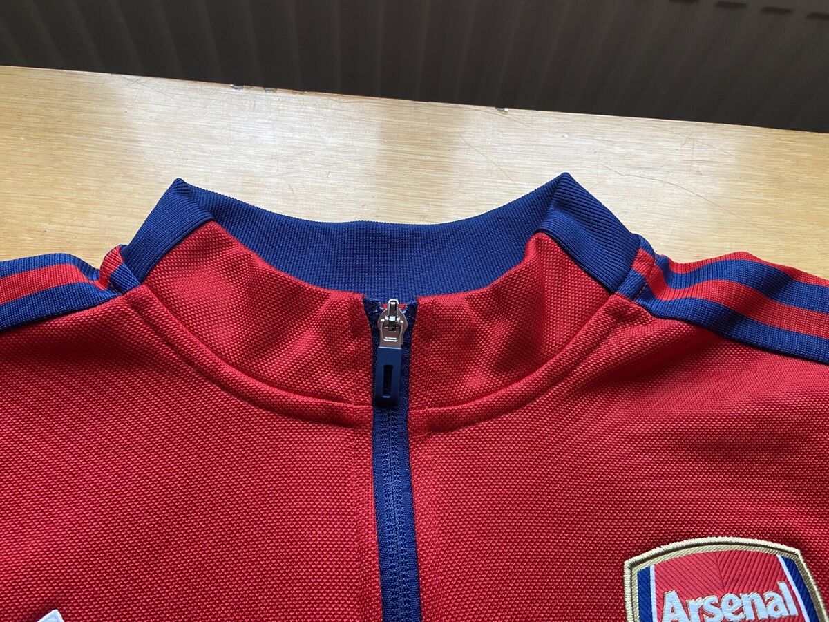 ARSENAL LONDON 2021 2022 ANTHEM FOOTBALL SOCCER TRACK JACKET ARSENAL LONDON 2021 2022 ANTHEM FOOTBALL SOCCER TRACK JACKET
