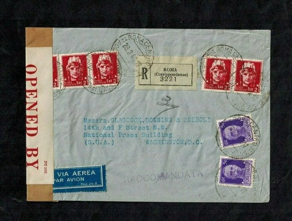 Bermuda WWII Censor Cover C22 Red Censor #54 - Image 2 of 2