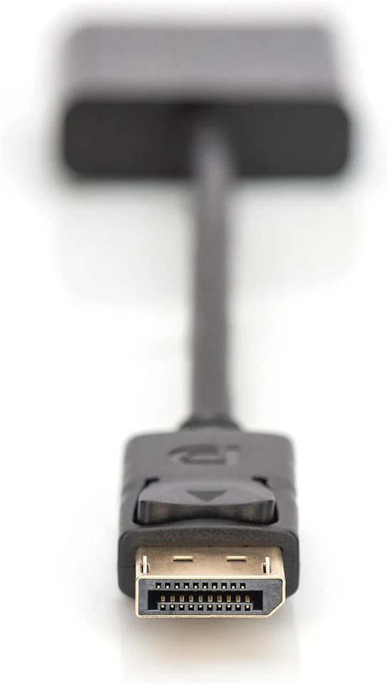 Displayport DP Auf zu VGA Adapter Stecker Kabel Konverter Audio Video Laptop PC - Bild 3 von 4