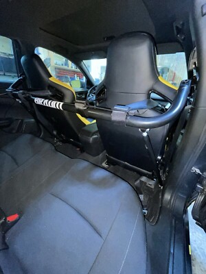 BRAUM Racing Universal Black Matte Satin Harness Bar Kit 48-51