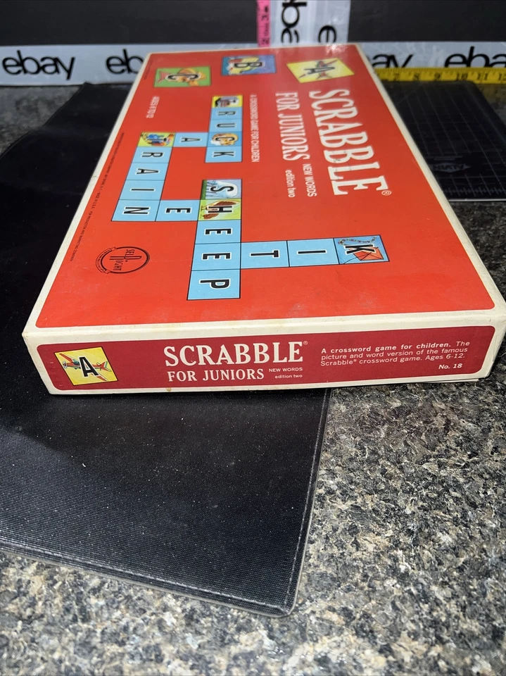 Vintage 1964 Scrabble for Juniors Edition Two Board Game - Selchow & Righter - Image 4 of 4