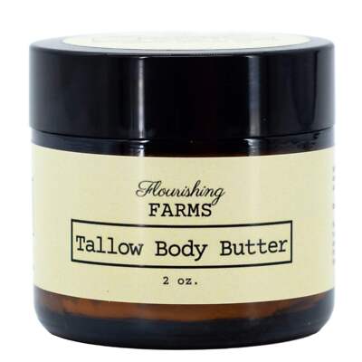 Tallow Body Butter | 2 oz | Multiple Scents | Flourishing Farms