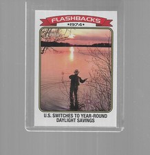 2023 TOPPS HERITAGE NEWS FLASHBACKS DAYLIGHT SAVINGS TIME #NF-3