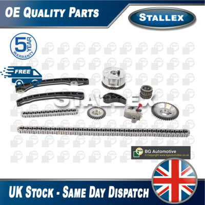 Fits Nissan Qashqai Note 1.6 Timing Chain Kit Stallex #2 15041ED000