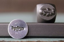 SUPPLY GUY 8mm Trout Fish Metal Punch Design Stamp SGCH-195
