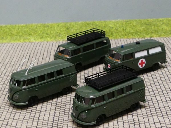 1/87 BREKINA Volkswagen T2 セット 1/87 BREKINA Volkswagen T2 セット