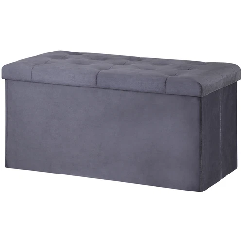 Storage Ottoman Bench Folding Footrest Footstool Multi-color 30''/31.4''/43'' - Picture 41 of 87