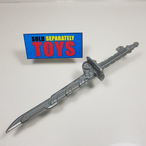 Power Rangers Samurai Fuego Mega Ranger ESPADA 4" figura gris accesorio arma - Imagen 8 de 11