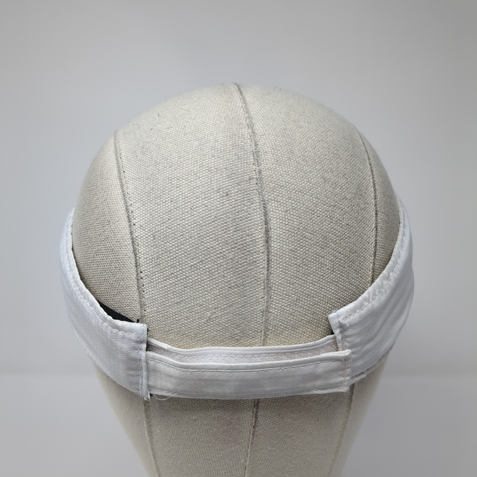 Signatures Strapback Sun Visor Hat White One Size… - image 5