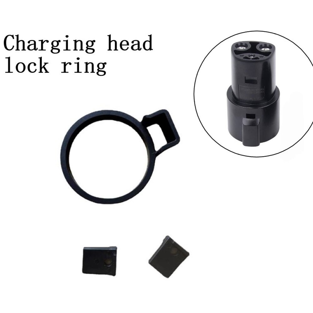 For Tesla J1772 Charging Adapter J1772R To TSL02P Public EV -Charger- Lock Ring