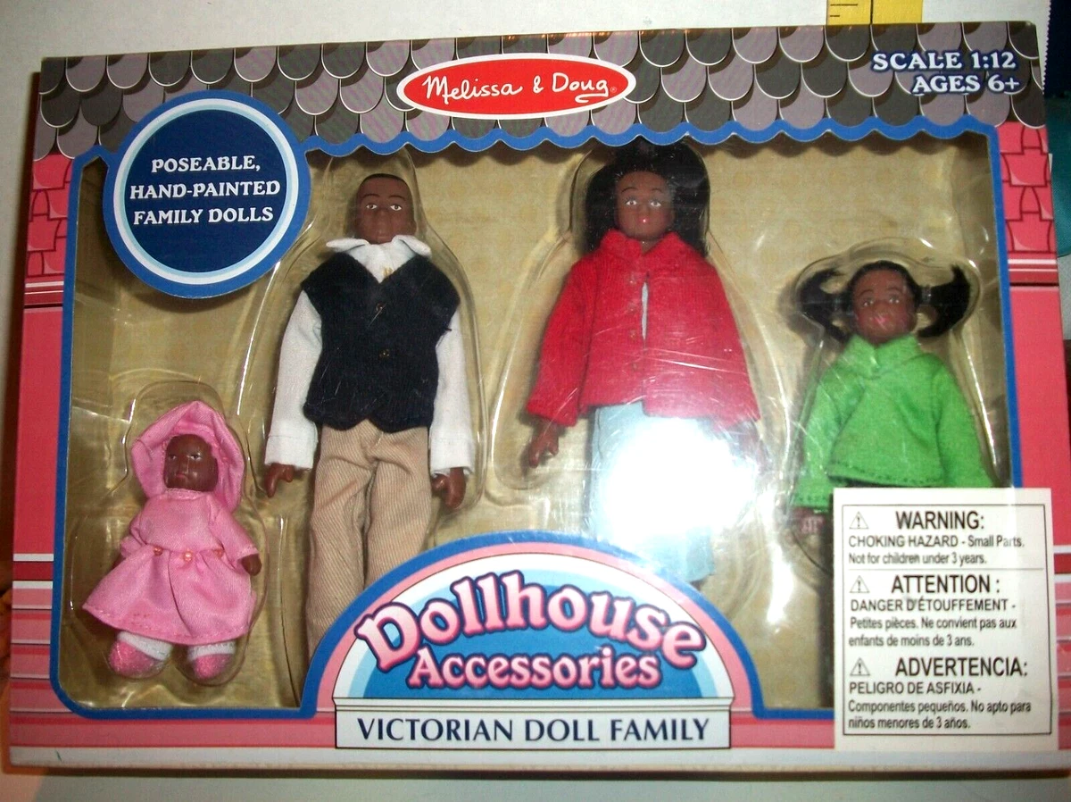 Melissa and doug sales victorian doll family