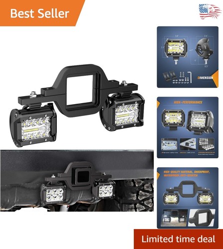 Potentes cápsulas LED de 60 W con punto y haz de inundación - Iluminación versátil para vehículos