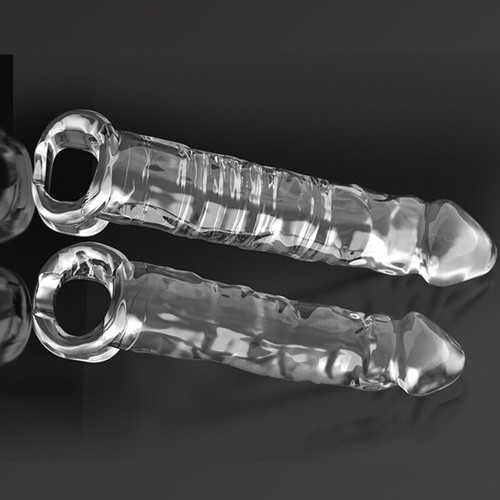 2in1 Flexible Latex spike Condoms Reusable Bump Enhance Extension Stimulate - Picture 5 of 6