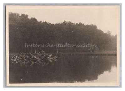 Palace of Versailles / France - Park Pond Fountain - Vintage Photo 1950s