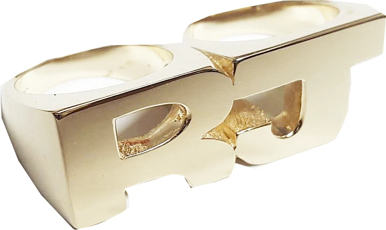 9ct gold deals initial ring