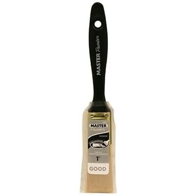 Master Painter 30110tv Select Flat Polyester Paint Brush W/ Plastic Handle, 1''