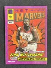 Zion Williamson 2021-22 Panini Donruss Net Marvels Press Proof Purple #6