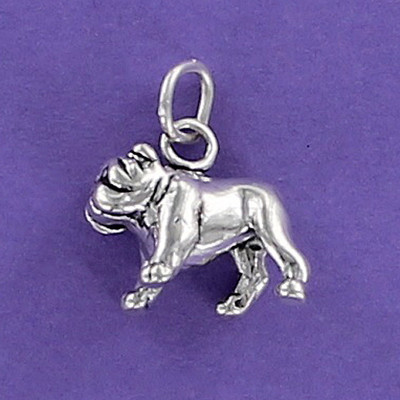 Basset Hound Dog Charm Sterling Silver for Bracelet Short Legs Long Ears Tiny