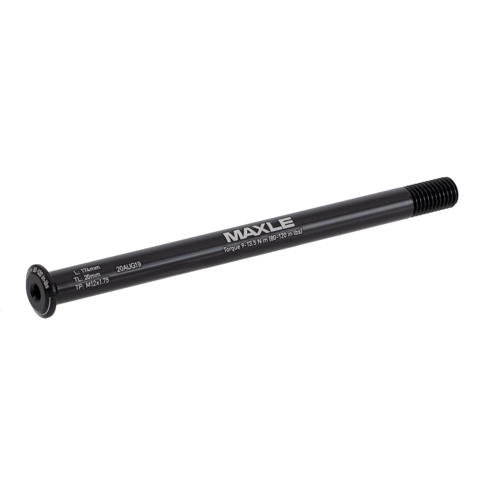 RockShox Maxle Stealth Rear Bike Thru Axle - 12x142mm Axle - 174mm Long