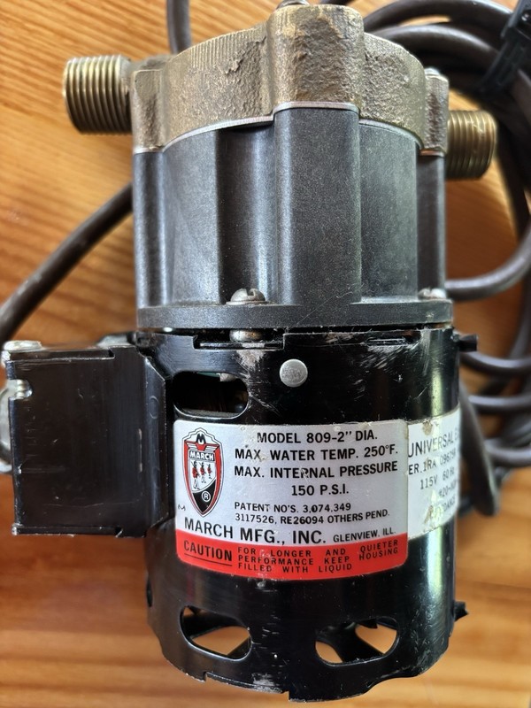 March 809 Pump 115V - Tested
