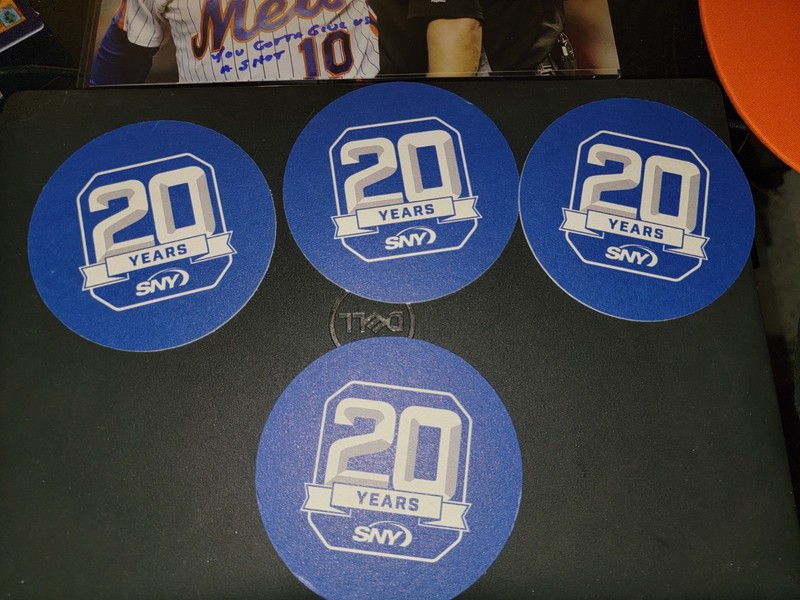 New York Mets SNY 20th Anniversary COASTER  