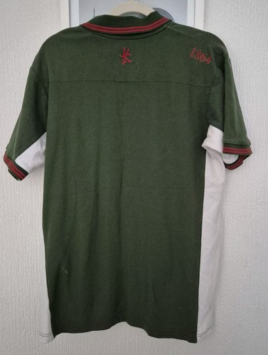 Polo Kukri Lancashire County Cricket Club rossa rosa taglia XL 44" petto - Foto 2 di 9