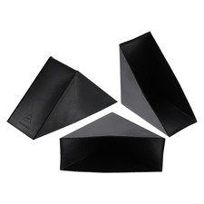 8Pcs Corner Protectors 40x110mm Plastic Right Angle Corner Guards Cushion, Black