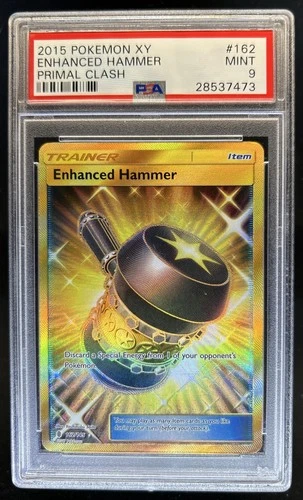 2017 Pokemon SM Guardians Rising Enhanced Hammer #162/145 PSA 9