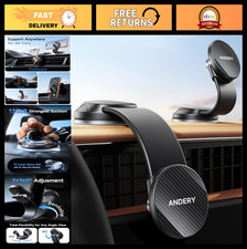 360 Adjustable Car Phone Holder for MagSafe Strong Magnetic Mount for All Sma