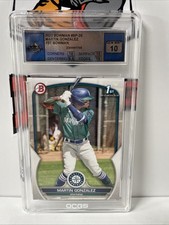 2023 Bowman Martin Gonzalez #Bo-28 Seattle Mariners 1st Bowman OCGS 10