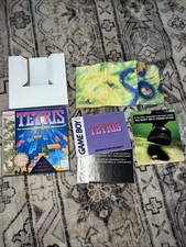 Tetris Players Choice Game Boy Game Box with Instructions Insert And RARE POSTER