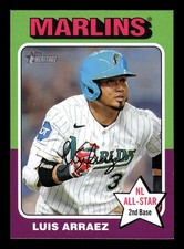 2024 Topps HERITAGE LUIS ARRAEZ THROWBACK VARIATION SSP MARLINS #341