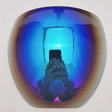 Blue Reflective Layer Anti Splash Full Face Mask Protective Mask Sunglasses