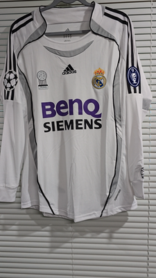001 - R. Madrid 06/07 Home UEFA - White - Beckham #23 - 2XL (Run