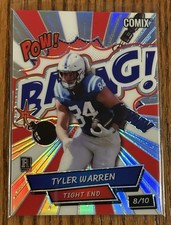 2025 Wild Card Comix Tyler Warren Rainbow #8/10 Indianapolis Colts