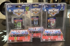 Original Worlds Smallest Masters of The Universe Action Figures Set of 3 NEW