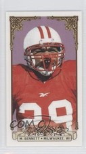 2001 Pacific Private Stock Small Card Numbers Michael Bennett #129 Rookie RC 0d2. rookie card picture